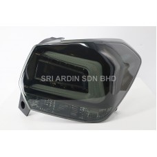 Subaru XV 15-18 Dark Chrome Smoke Light Bar LED Tail Lamp